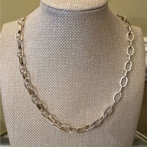 And Now This Silver Plated Chain Necklace 16” + 2” Extender